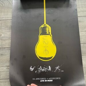 U2 innocence & experience live in Paris poster